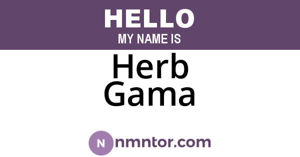Herb Gama