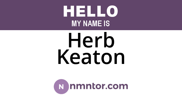 Herb Keaton