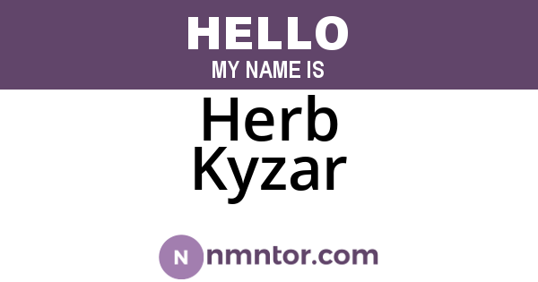 Herb Kyzar