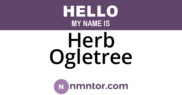 Herb Ogletree