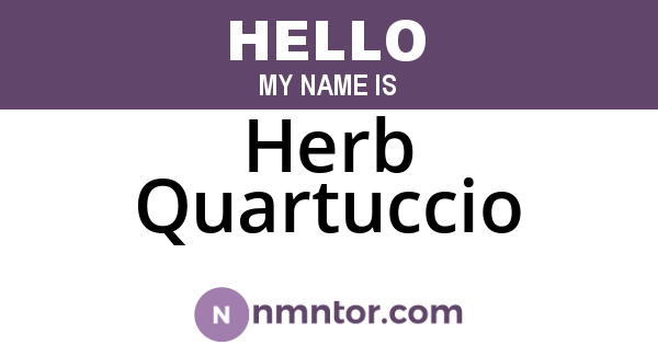 Herb Quartuccio