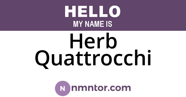 Herb Quattrocchi