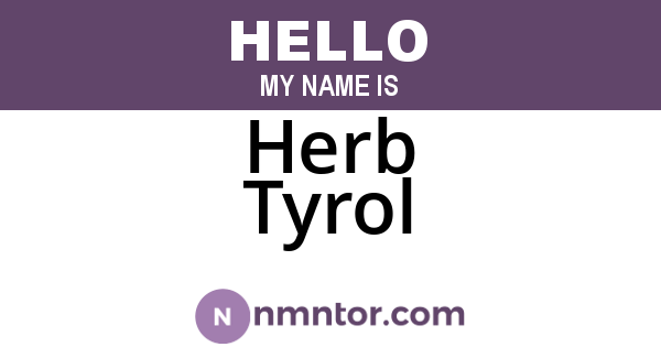 Herb Tyrol