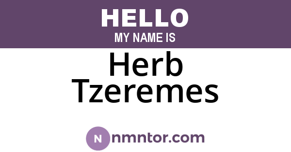 Herb Tzeremes
