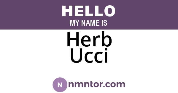 Herb Ucci