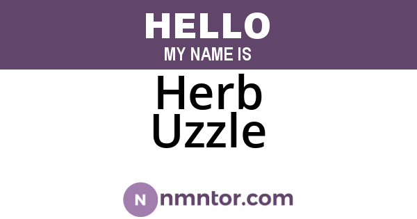 Herb Uzzle