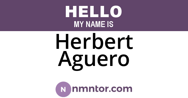 Herbert Aguero
