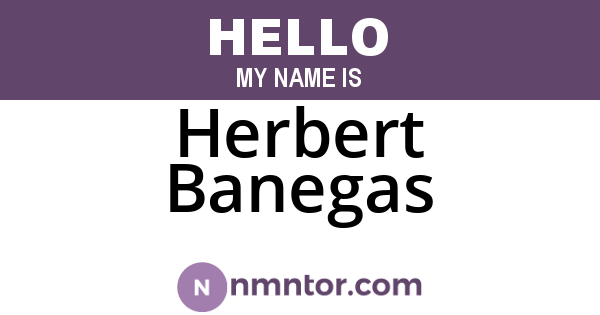 Herbert Banegas