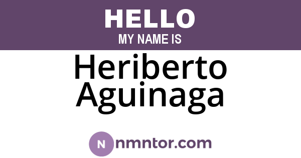 Heriberto Aguinaga
