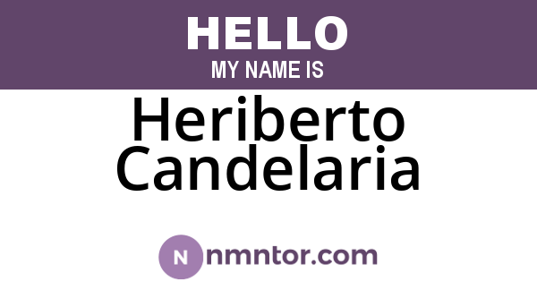 Heriberto Candelaria