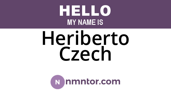 Heriberto Czech