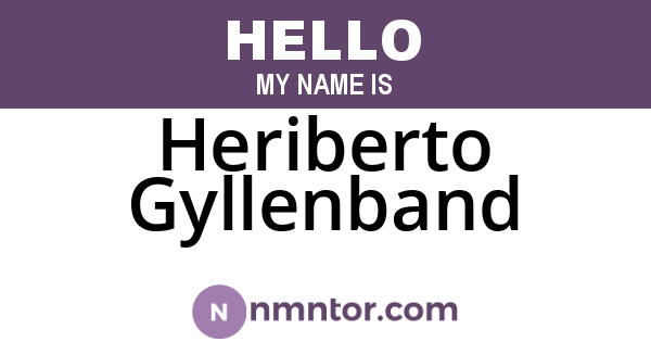 Heriberto Gyllenband