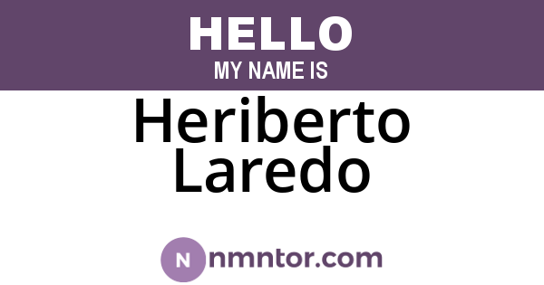 Heriberto Laredo