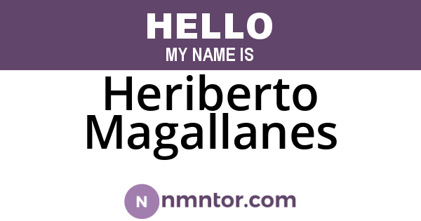 Heriberto Magallanes
