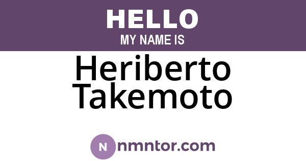 Heriberto Takemoto