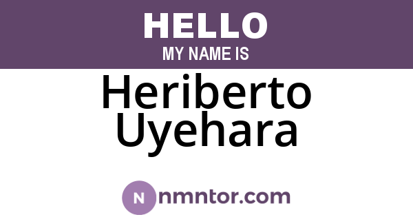 Heriberto Uyehara
