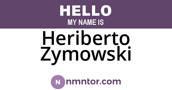 Heriberto Zymowski
