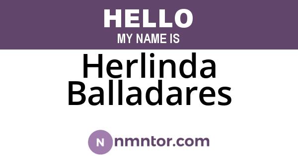 Herlinda Balladares