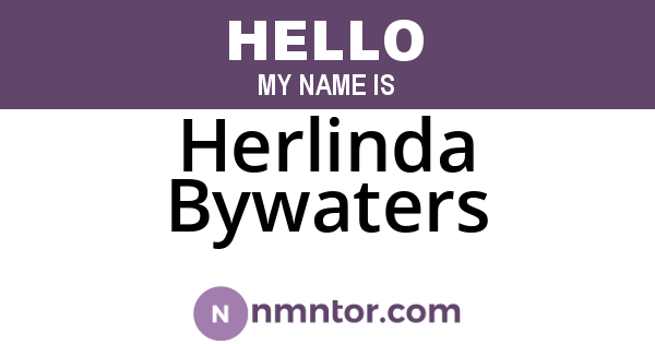 Herlinda Bywaters