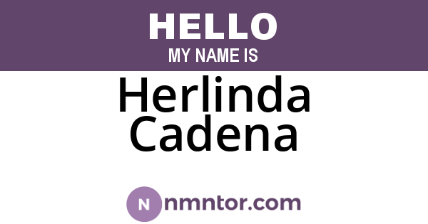 Herlinda Cadena
