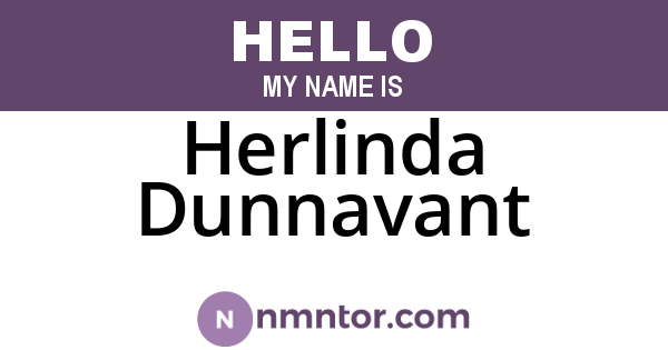 Herlinda Dunnavant