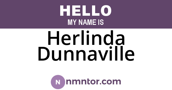 Herlinda Dunnaville