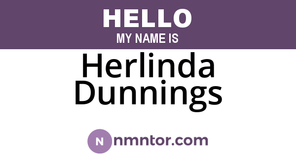 Herlinda Dunnings