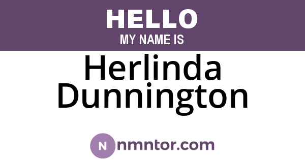 Herlinda Dunnington