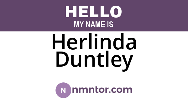 Herlinda Duntley