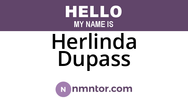 Herlinda Dupass