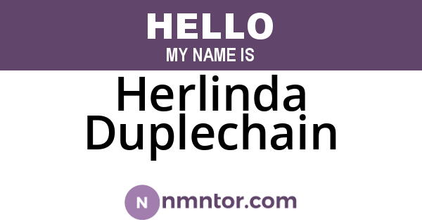 Herlinda Duplechain