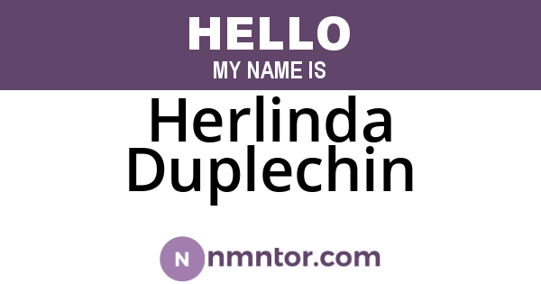 Herlinda Duplechin