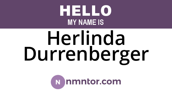 Herlinda Durrenberger
