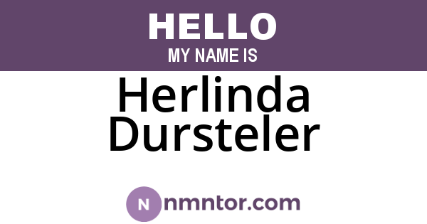 Herlinda Dursteler