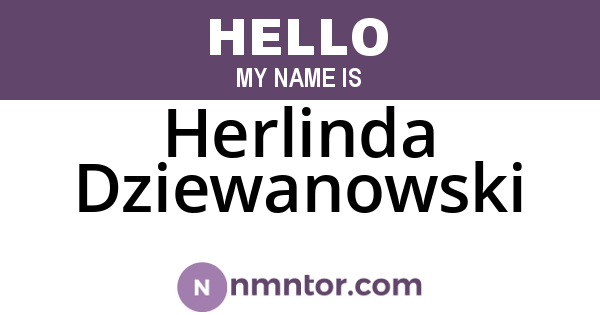 Herlinda Dziewanowski
