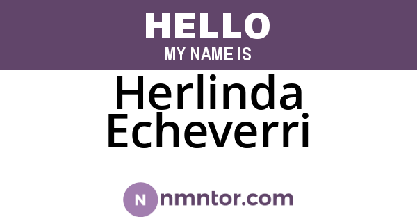 Herlinda Echeverri