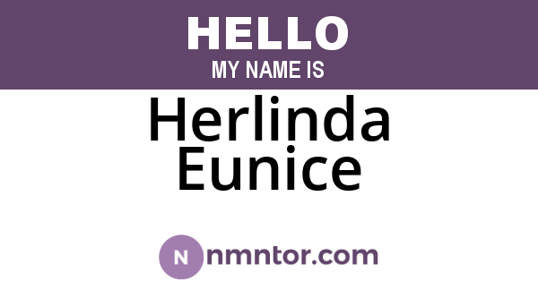 Herlinda Eunice