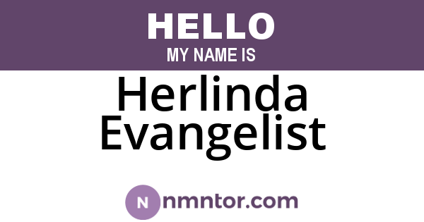 Herlinda Evangelist