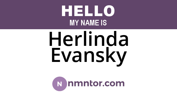 Herlinda Evansky