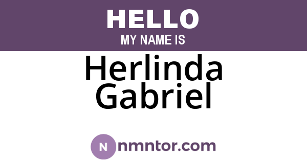 Herlinda Gabriel