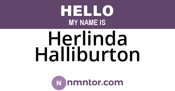 Herlinda Halliburton