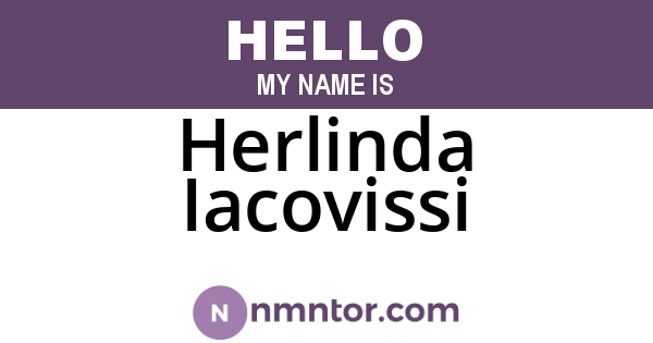 Herlinda Iacovissi