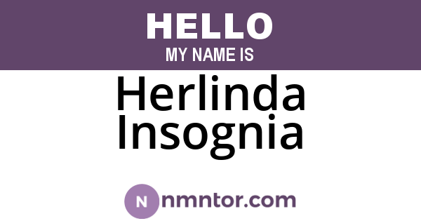 Herlinda Insognia