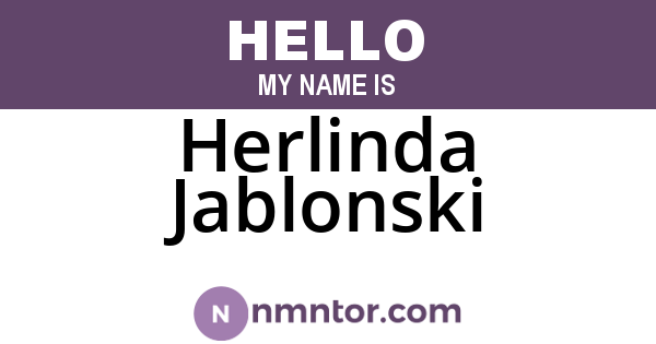 Herlinda Jablonski