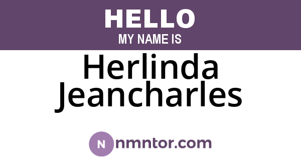 Herlinda Jeancharles
