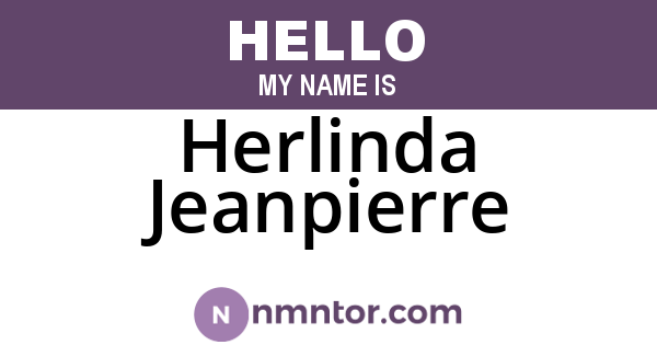 Herlinda Jeanpierre