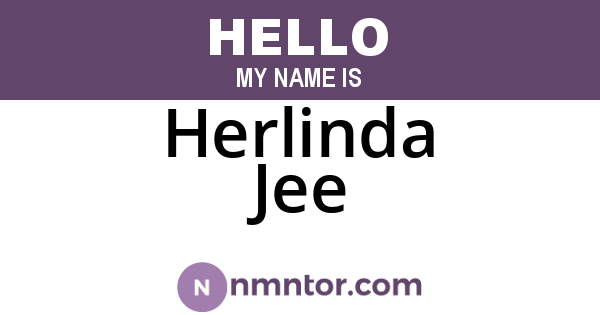 Herlinda Jee