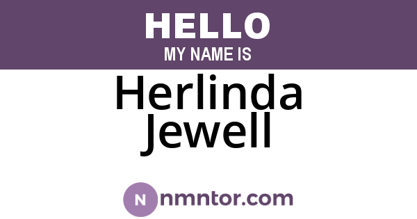 Herlinda Jewell