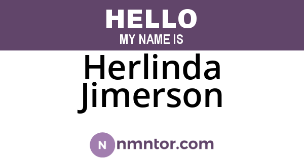 Herlinda Jimerson