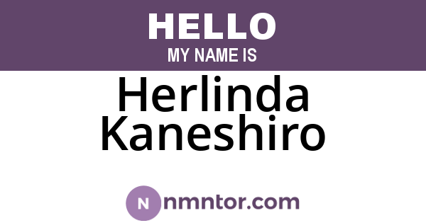 Herlinda Kaneshiro